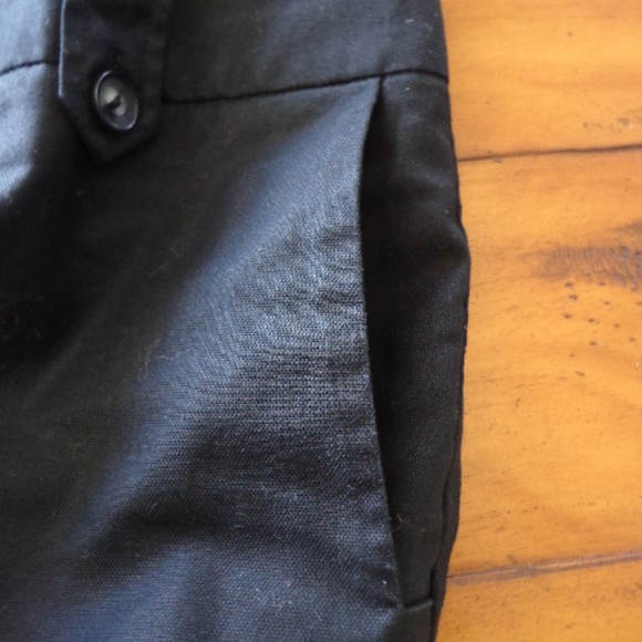 BCX Capris Sz S Black Zip/Double Hook Closure Pockets - Picture 6 of 7